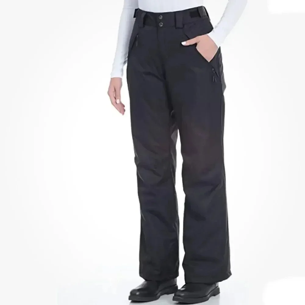 GERRY Women's 4-Way Stretch Water Resistant Fleece Lined Snow Pants NEW Medium - Picture 2 of 7